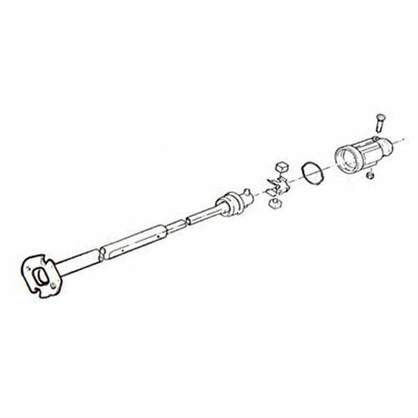 1964-77 GM Steering Shaft Swivel Rubber Boot Retainer Ring 1pc