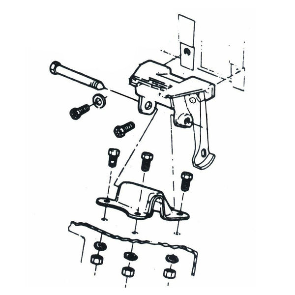 1970-76 Pontiac 455 Engine Mount Bolt Kit 12pc