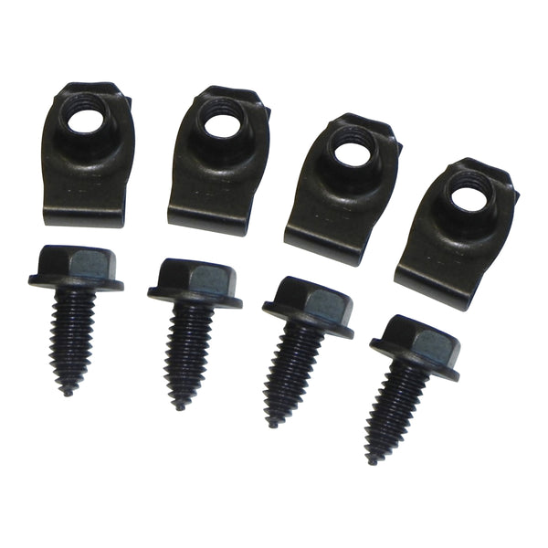 1969-70 Oldsmobile Cutlass Hood Tooth Mounting Hardware 8pc