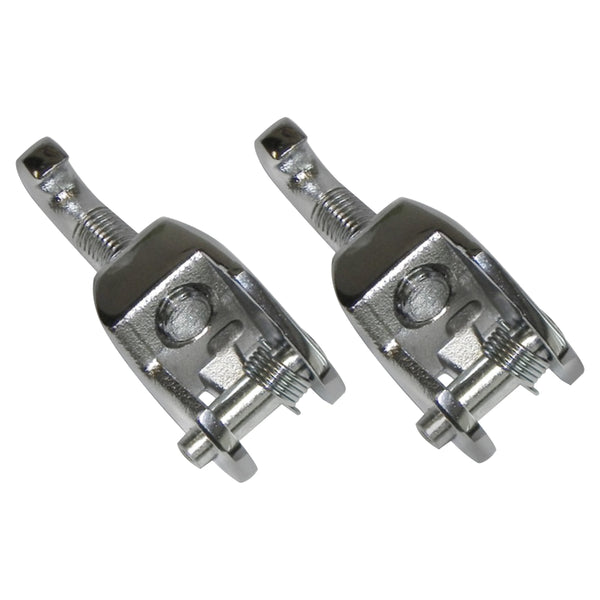 1964-72 GM A-Body, 1967-69 F-Body Convertible Top Front Lock Hook and Knuckles 2pc