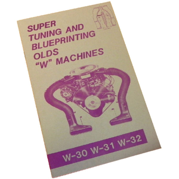 1968-69 Olds W-Machines Super Tuning Book 1pc
