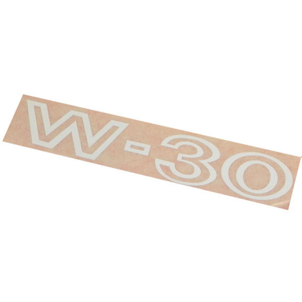 1969 Oldsmobile W-30 Front Fender Decals, White 1pc