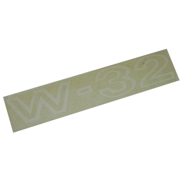 1969 Oldsmobile W-32 Front Fender Decals, White 1pc