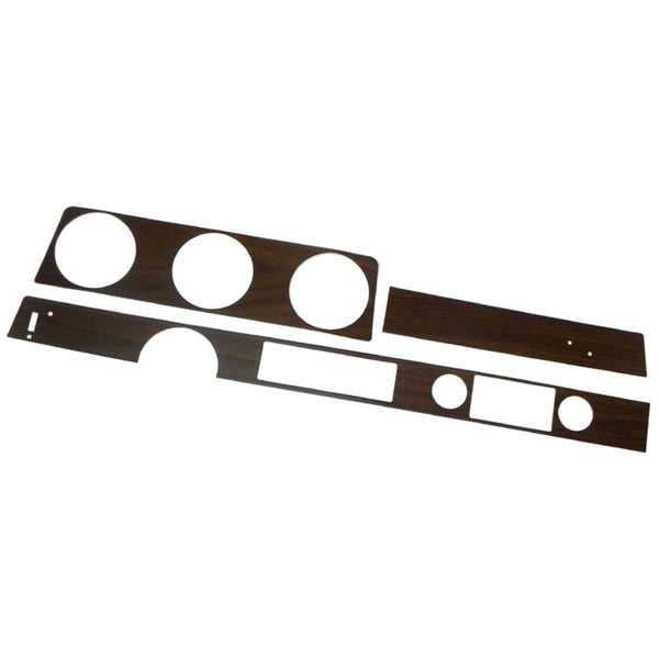 1971 Oldsmobile Cutlass Hardtop Wood Grain Dash Inserts, 3pc