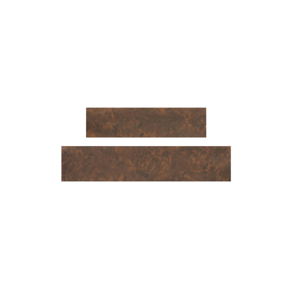 1970 Oldsmobile Cutlass Center Console Wood Grain Inserts 4 Speed 2pc