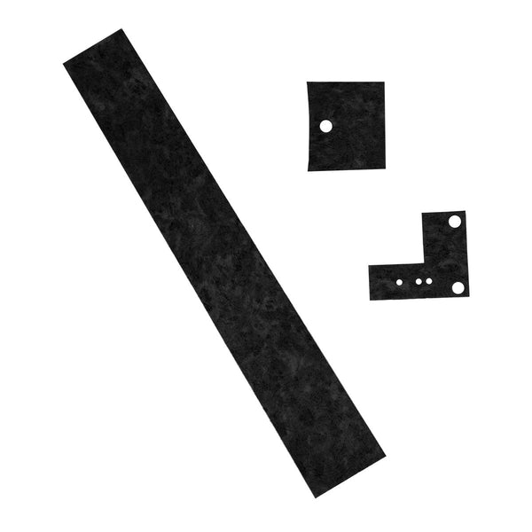 1970 Oldsmobile Cutlass Center Console Wood Grain Inserts, Dual Gate 3pc