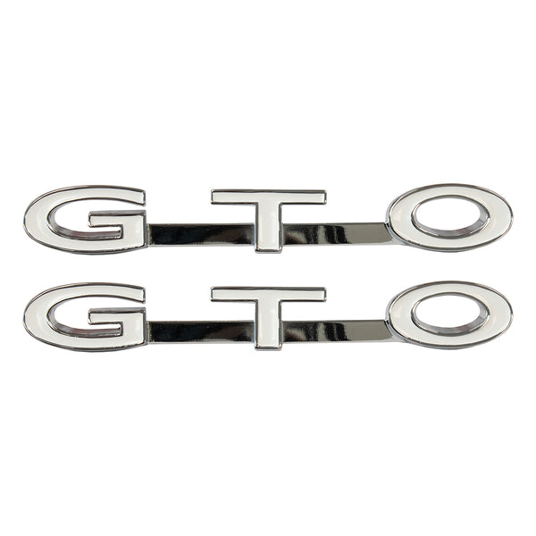 1969 GTO Front Fender Emblems 2pc