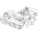 1969-72 Oldsmobile Cutlass 442 Engine PCV Rubber Hose 1pc