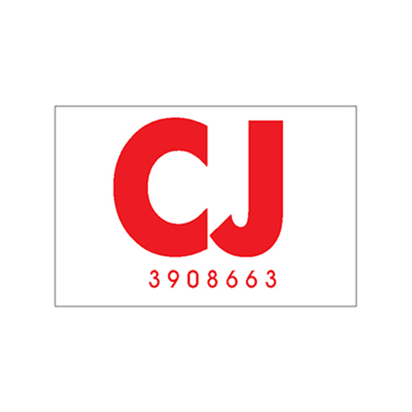 1968 Oldsmobile Cutlass "CJ 3908663" Frame Decal Hardtop