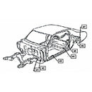 1968-72 GM Body Mount Donut Mounting Cusion, Ea