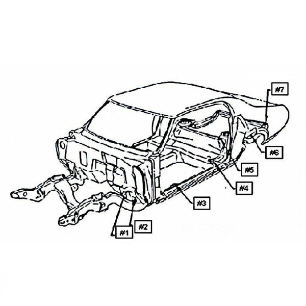 1968-72 GM Body Mount Donut Mounting Cusion, Ea