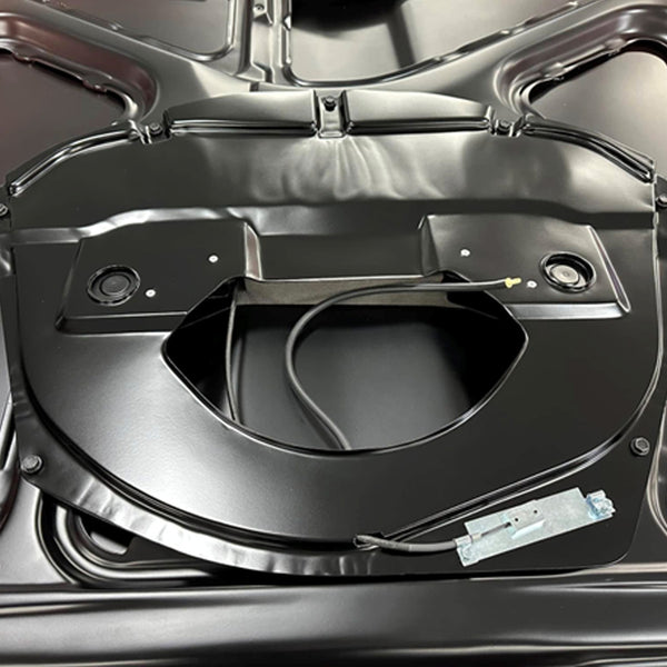 1969-70 GTO Judge Ram Air Hood Plate With Heat Diaphragms and Hoses