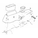 1968-72 Pontiac GTO Manual Transmission Console Bracket Kit, 3pc