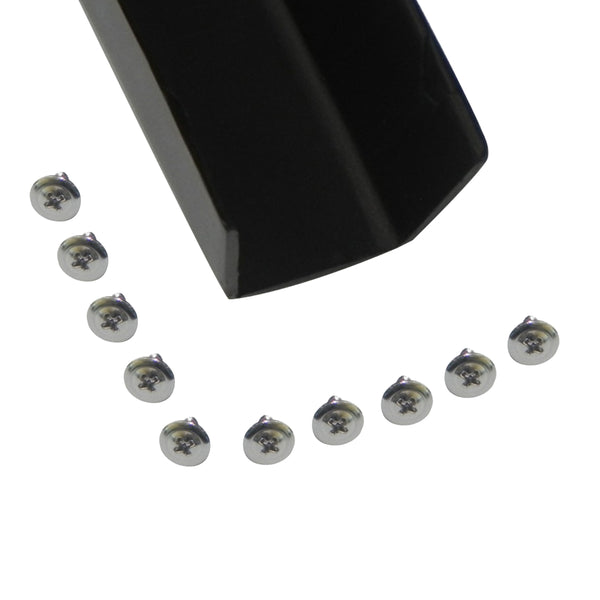 1968-72 GM A-Body Convertible Top Rear Seat Rain Gutter Screws, Chrome 10pc