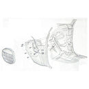 1968-72 GM A-Body Non-A/C Kick Panel Screw Kit, Black 10pc