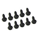 1968-72 GM A-Body Non-A/C Kick Panel Screw Kit, Black 10pc