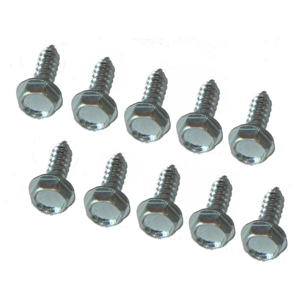 1968-72 GM A-Body Non-A/C Kick Panel Screw Kit, Silver 10pc