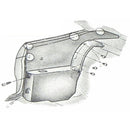 1968-72 GM A-Body Rear Quarter Panel Interior Screw Kit, Hardtop with Full Arm Rest 12pc