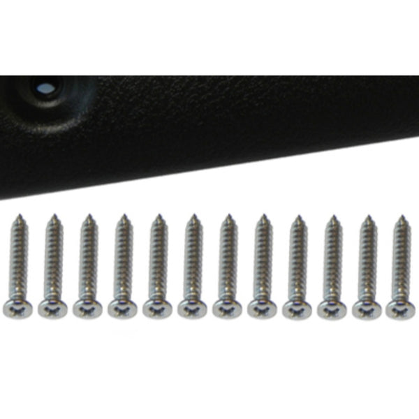 1968-1972 GM A-Body Convertible Top Pillar at Visor Screw Kit 12pc