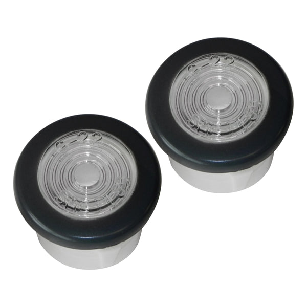 1969 Pontiac GTO Front Valance Side Marker Lens Pair