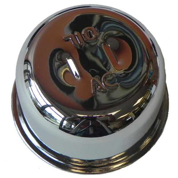 1965-67 Pontiac AC Oil Valve Cover Breather Chrome Cap 1pc