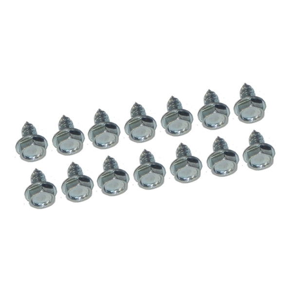1964-66 GM Interior & Trunk Floor Drain Plug Screws 14pc