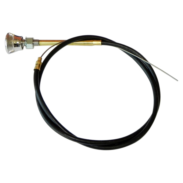 1969-70 Pontiac GTO Under Dash Ram Air Cable with Knob, Black Housing