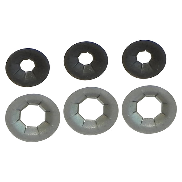 1964-72 GM Heater Control Cable End Retainer 6pc