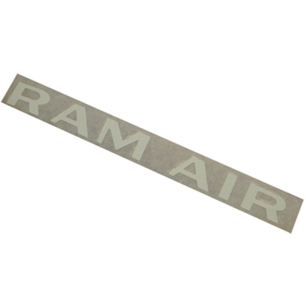 1971-72 Ram Air Hood Scoop Decal Ea - White