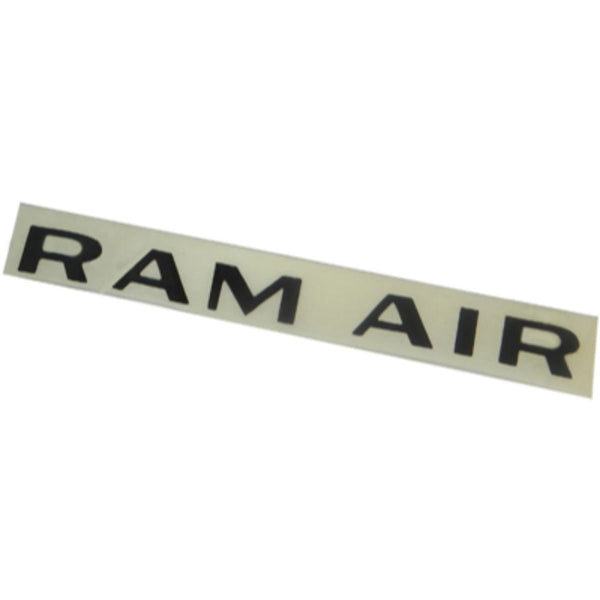 1971-72 Ram Air Hood Scoop Decal Ea - Black