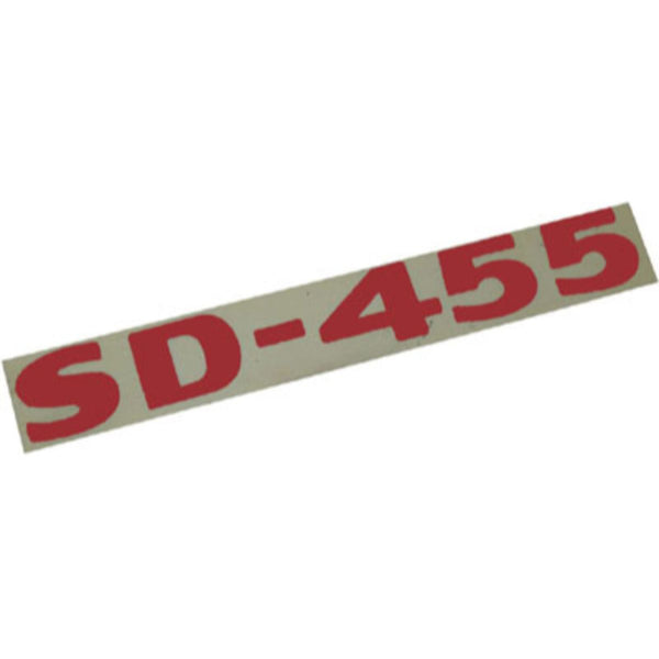 1973 Pontiac Firebird SD 455 Hood Shake Decal Ea - Red