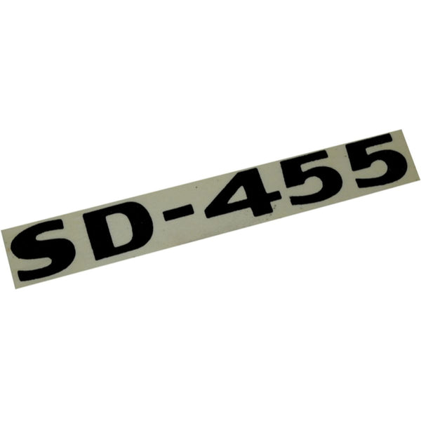 1973-74 Pontiac Firebird SD 455 Hood Shake Decal Ea - Black