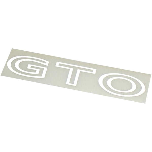 1968 & 70-72 Pontiac GTO Decal 1pc - White