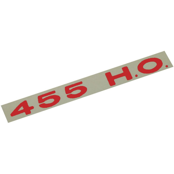 1971 Pontiac GTO 455 HO Spoiler Decal Ea - Red