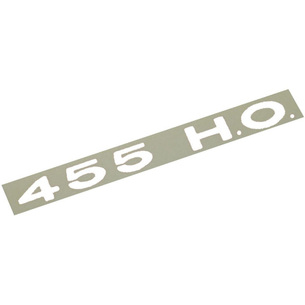 1971 Pontiac GTO 455 HO Spoiler Decal Ea - White