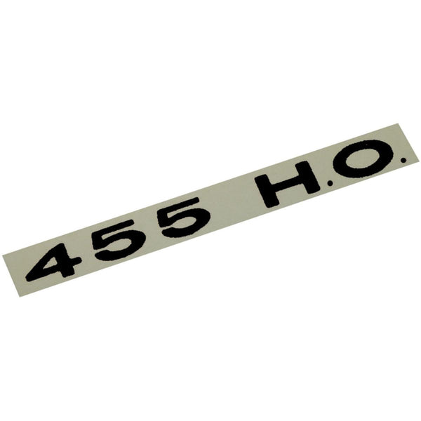 1971 Pontiac GTO 455 HO Spoiler Decal Ea - Black