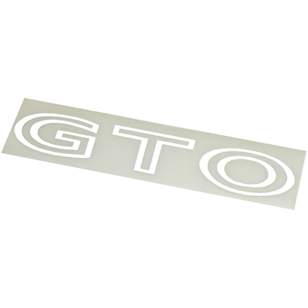 1970-73 Pontiac GTO Rear Deck Lid Decal 1pc - White