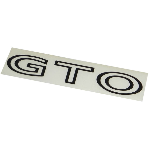 1970-73 Pontiac GTO Rear Deck Lid Decal 1pc - Black