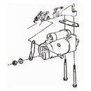 1964-79 GM Starter Back Cover Screw/Bolt