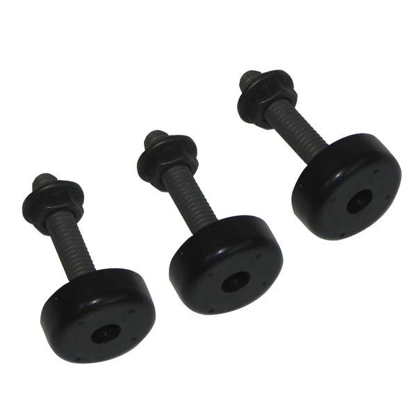 1969-72 Oldsmobile 442 W-25 Outside Air Hood Adjustment Bumpers 3pc