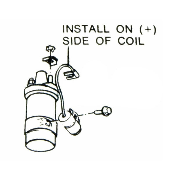 1970-79 GM Coil Mounted Radio Capacitor 1pc