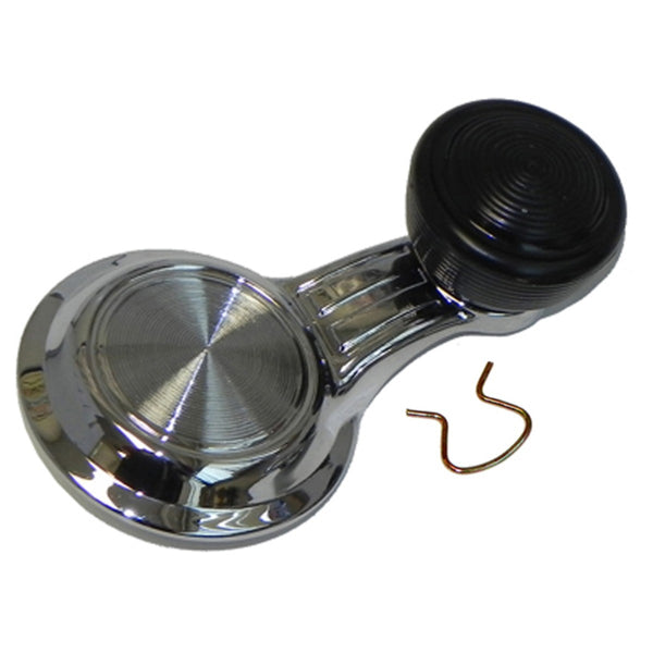 1968-72 GM A F & X- Body Vent Window Handle With Black Knob 1pc