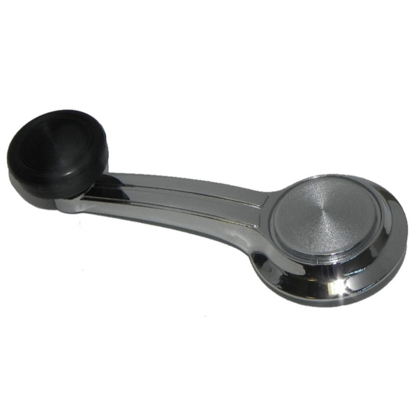 1967 GM Door Window Handle with Black Knob 1pc