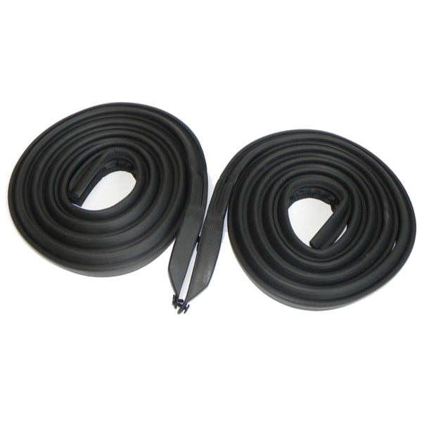 1964-65 GM A-Body 2 Door Hard Top Side Roof Rail Weather Strips 2pc