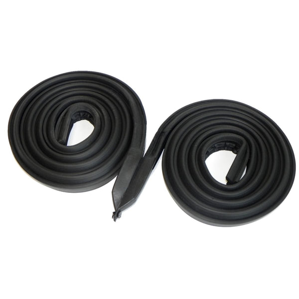 1966-67 GM A-Body 2 Door Hard Top Side Roof Rail Weather Strips 2pc