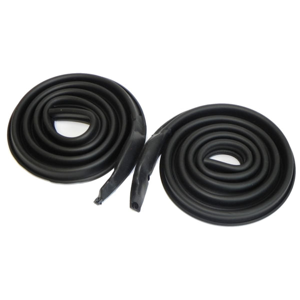 1969-72 GM A-Body 2 Door Hard Top Side Roof Rail Weather Strips 2pc