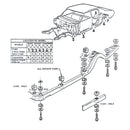 1971-72 Chevelle Hardtop and 4 Door Body Mount Kit 20pc