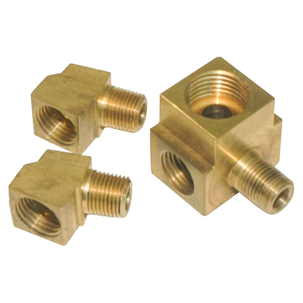 1965-1966 Pontiac GTO Tri-Power Fuel Blocks 3pc Kit