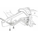 1964-1977 GM A-body, 1967-1975 F-body, 1968-1974 X-Body Factory Exact 1" Sway Bar Bushing 2pc