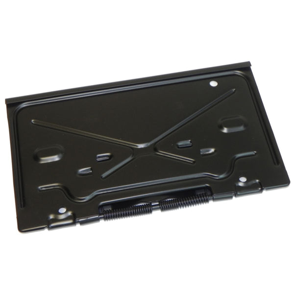 1966-67 Chevrolet Chevelle Rear License Plate Fuel Door Black 1pc